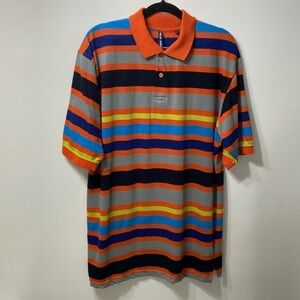 TRUE ROCK,MEN,MULTI-COLOR,STRIPE, SHORT SLEEVE T-SHIRT.SIZE-XXL.